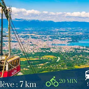 Appartement Homey Cozy - New / Centre / Balcon Privé / Proche Geneve, Annemasse